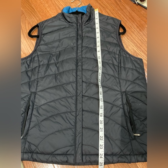 Lands’ End Black Lightweight Puffer Vest Front Zip Pockets Zip Closure Medium - Picture 8 of 8
